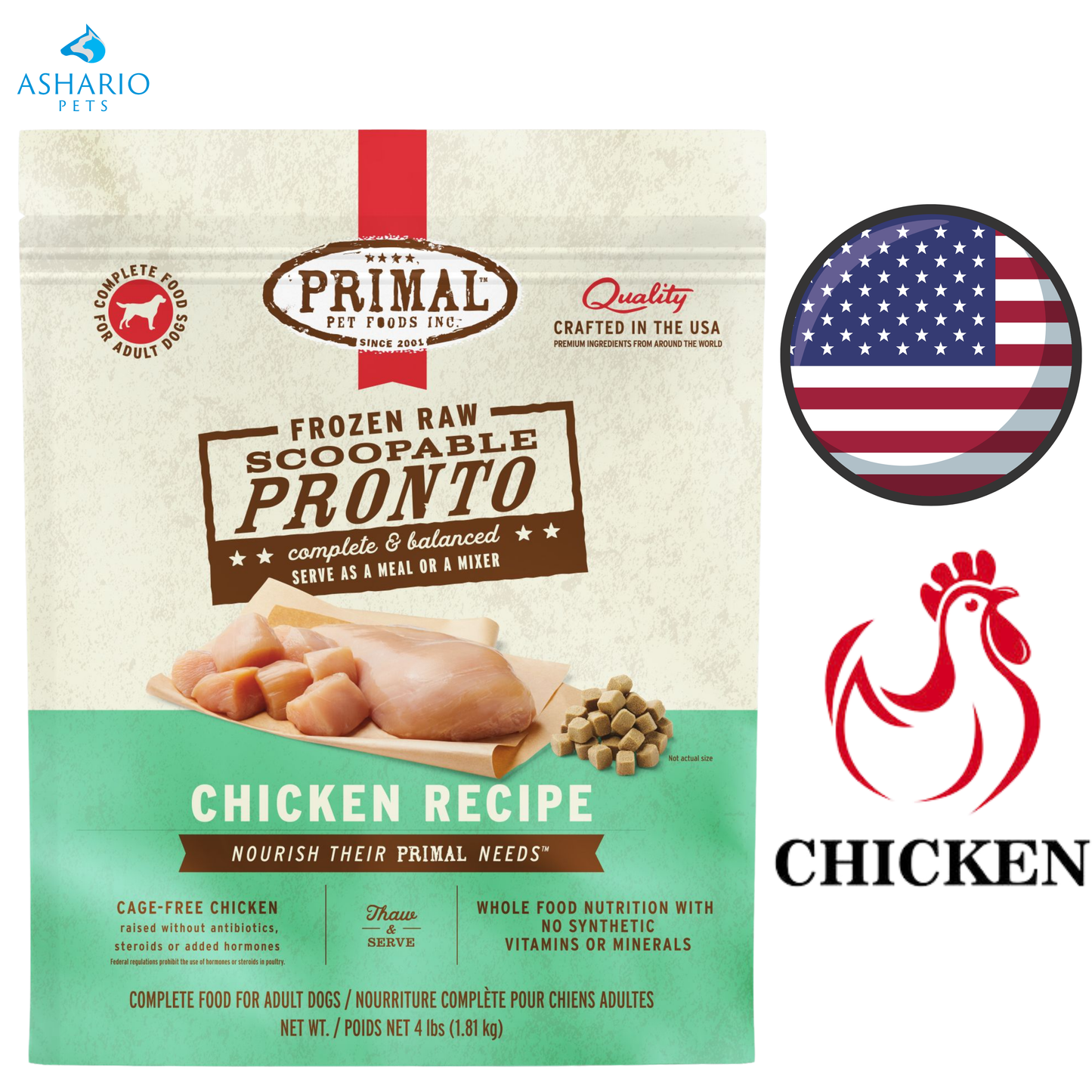 Primal - Chicken Pronto Freeze Dried Dog Food