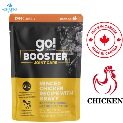 Go! Solutions - Booster Joint Care Minced Chicken With Gravy Wet Dog Food Pouch