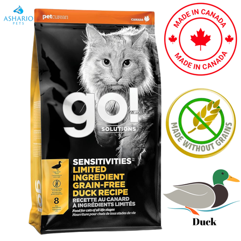 Go! Solutions - Sensitivities Limited Ingredient Grain Free Duck Dry Cat Food