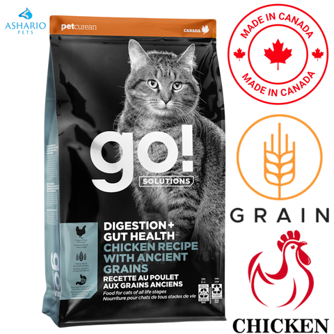 Go! Solutions - Digestion + Gut Health Chicken With Ancient Grains Dry Cat Food