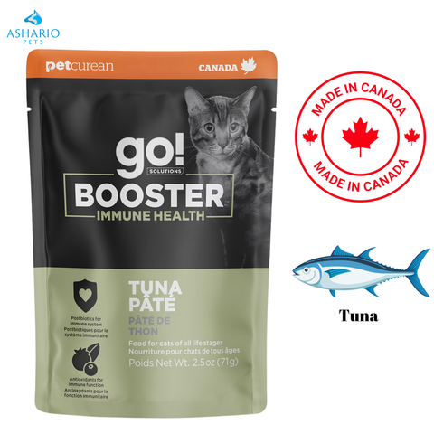 Go! Solutions - Booster Immune Health Tuna Pate Wet Cat Food Pouch
