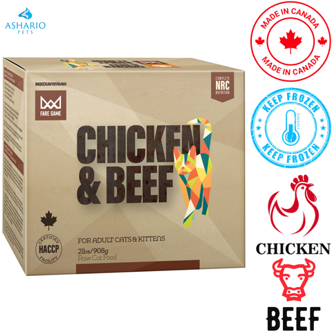 Big Country Raw - Fare Game Chicken & Beef Raw Cat Food