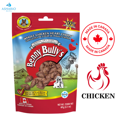 Benny Bully's - Chicken Heart Chops Dog Treats