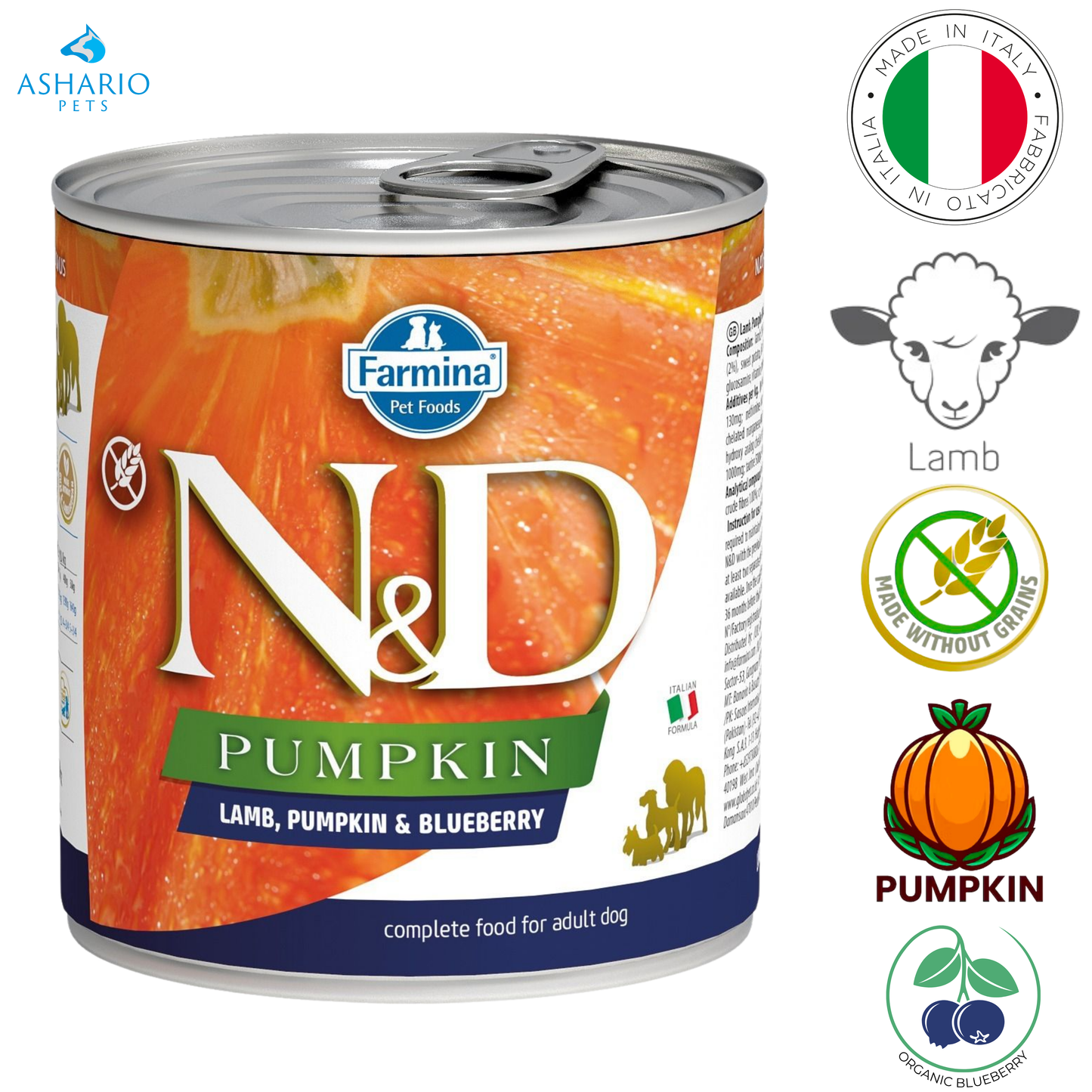Farmina - Pumpkin Lamb & Blueberry Canned Dog Food