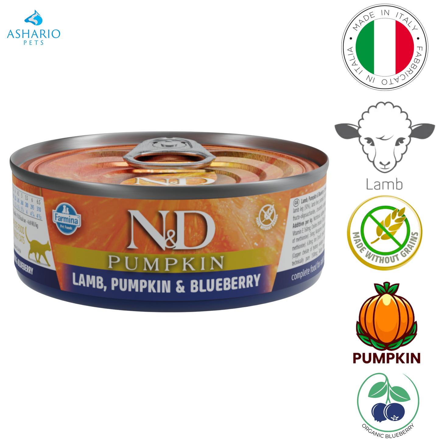 Farmina - Pumpkin Lamb & Blueberry Canned Cat Food