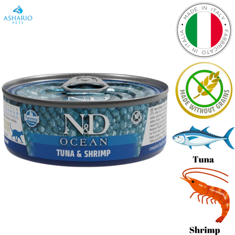 Farmina - Ocean Tuna & Shrimp Canned Cat Food