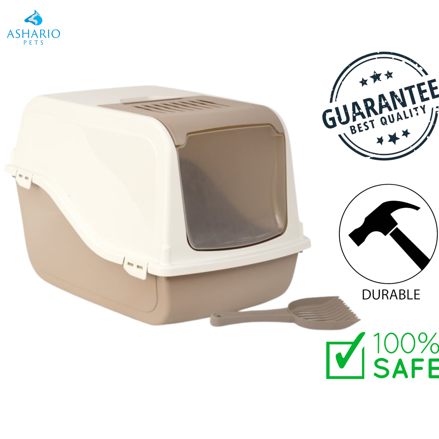 Bergamo - Litter Box Ariel With Top — view 3