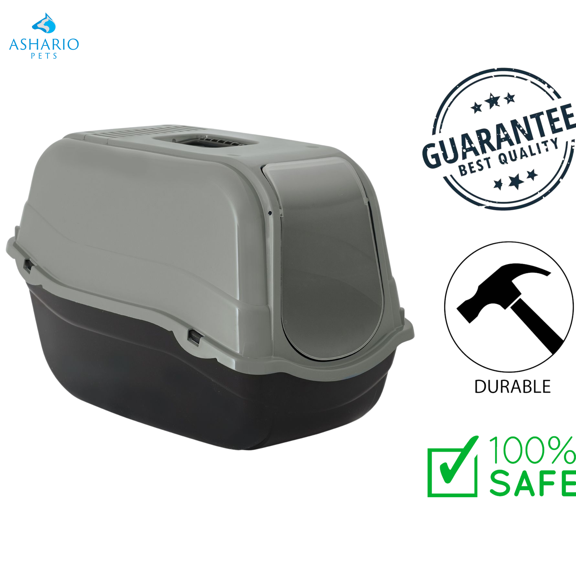 Bergamo - Litter Box Romeo With Top And Filter — view 3