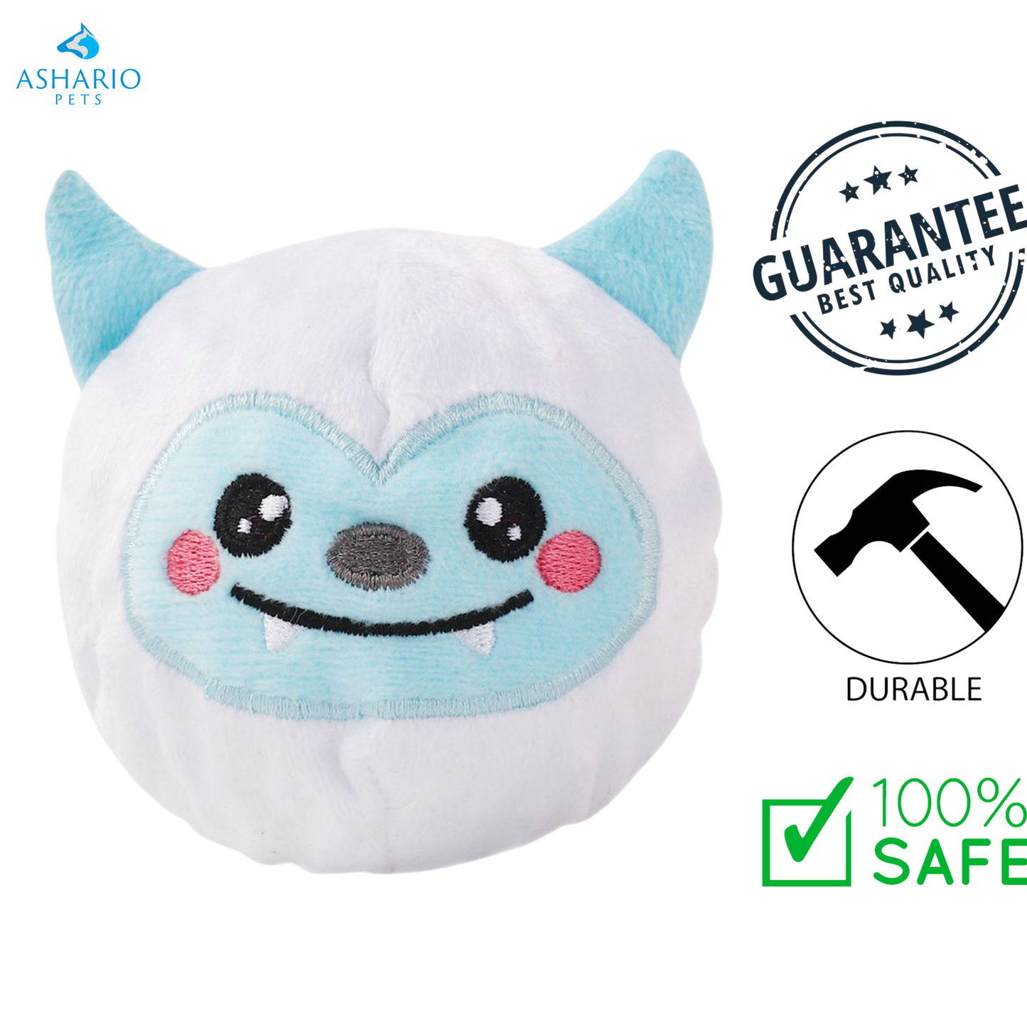HugSmart - Happy Woofmas Super Ball Dog Toy — view 5