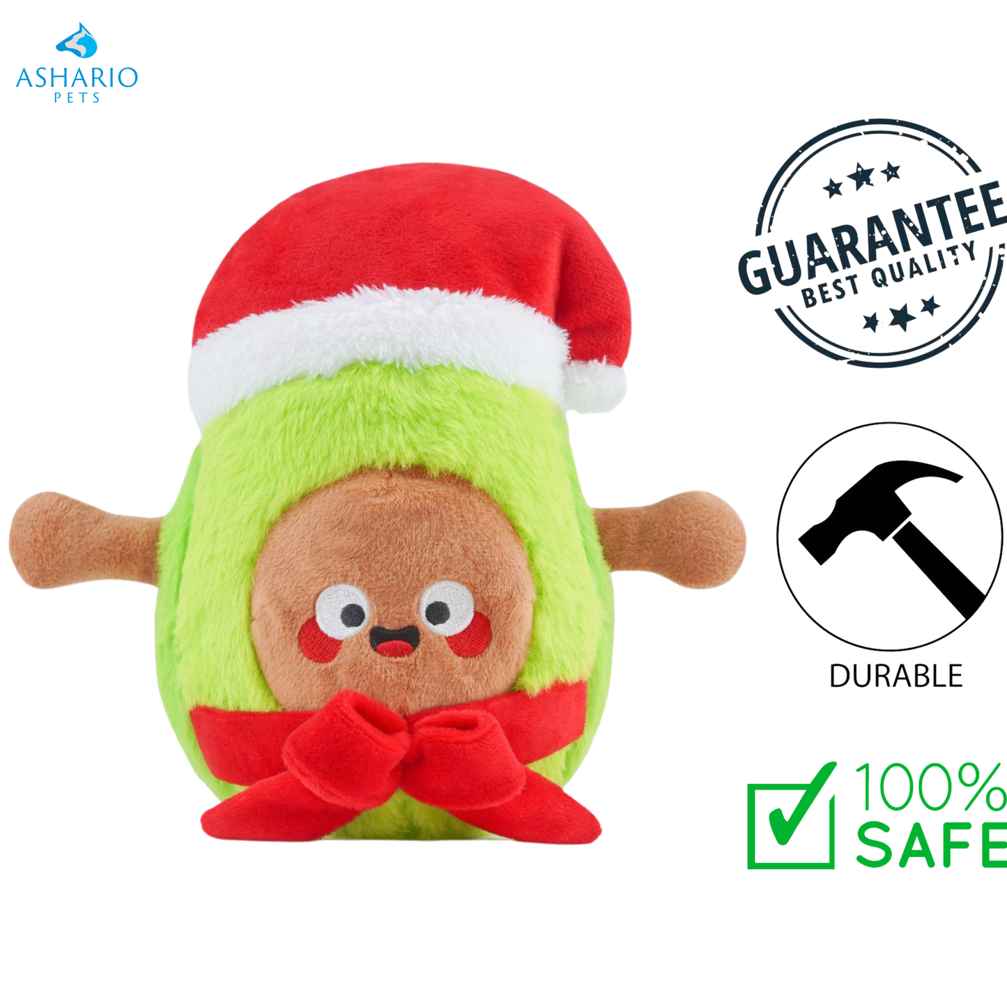 HugSmart - Happy Woofmas Fuzzy Friends Dog Toy