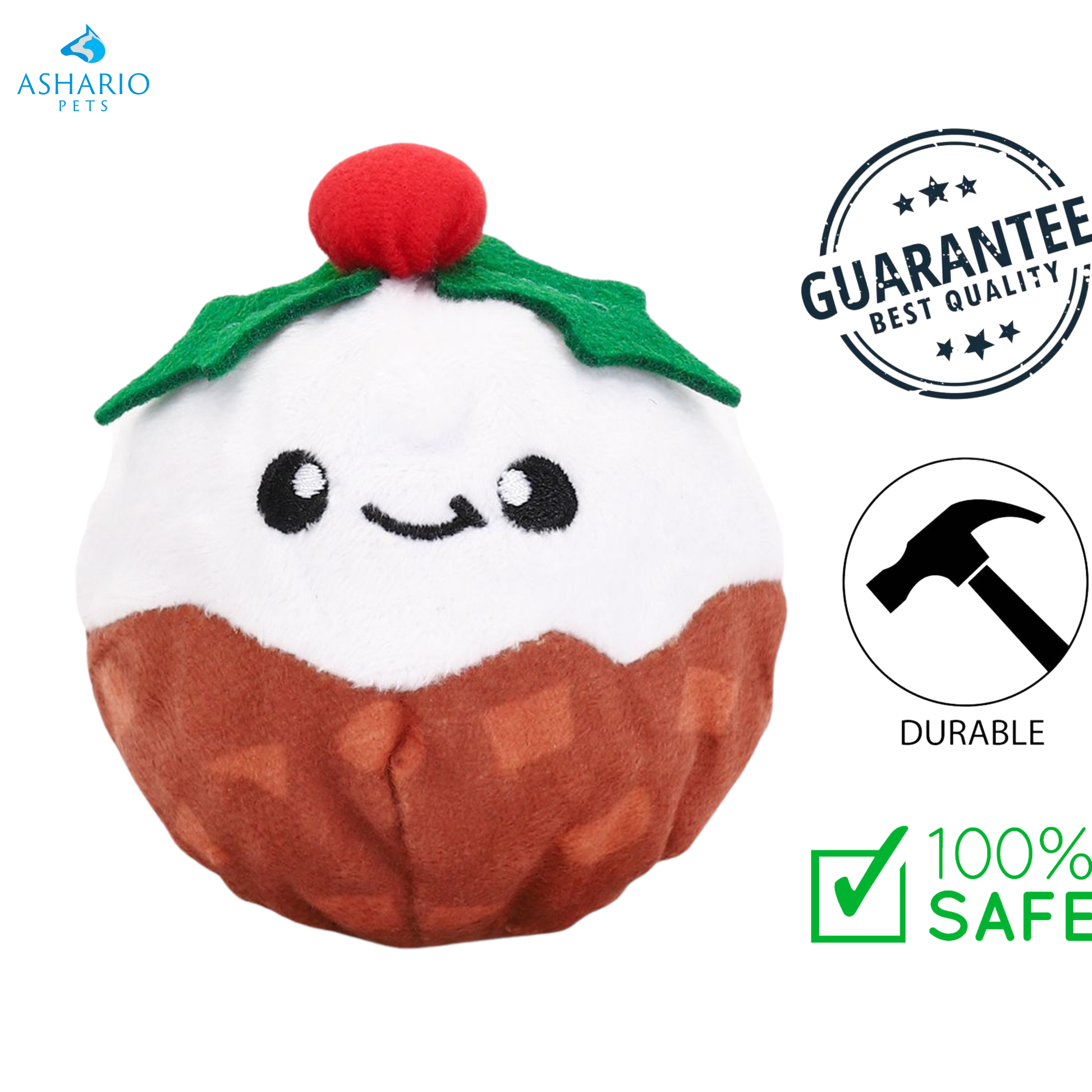 HugSmart - Happy Woofmas Super Ball Dog Toy — view 6