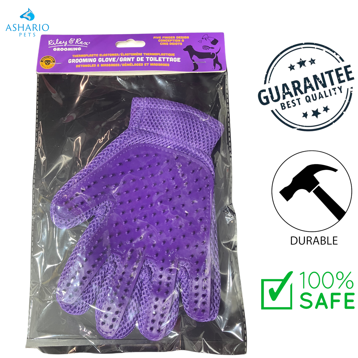Riley & Rex - Pet Grooming Glove — main