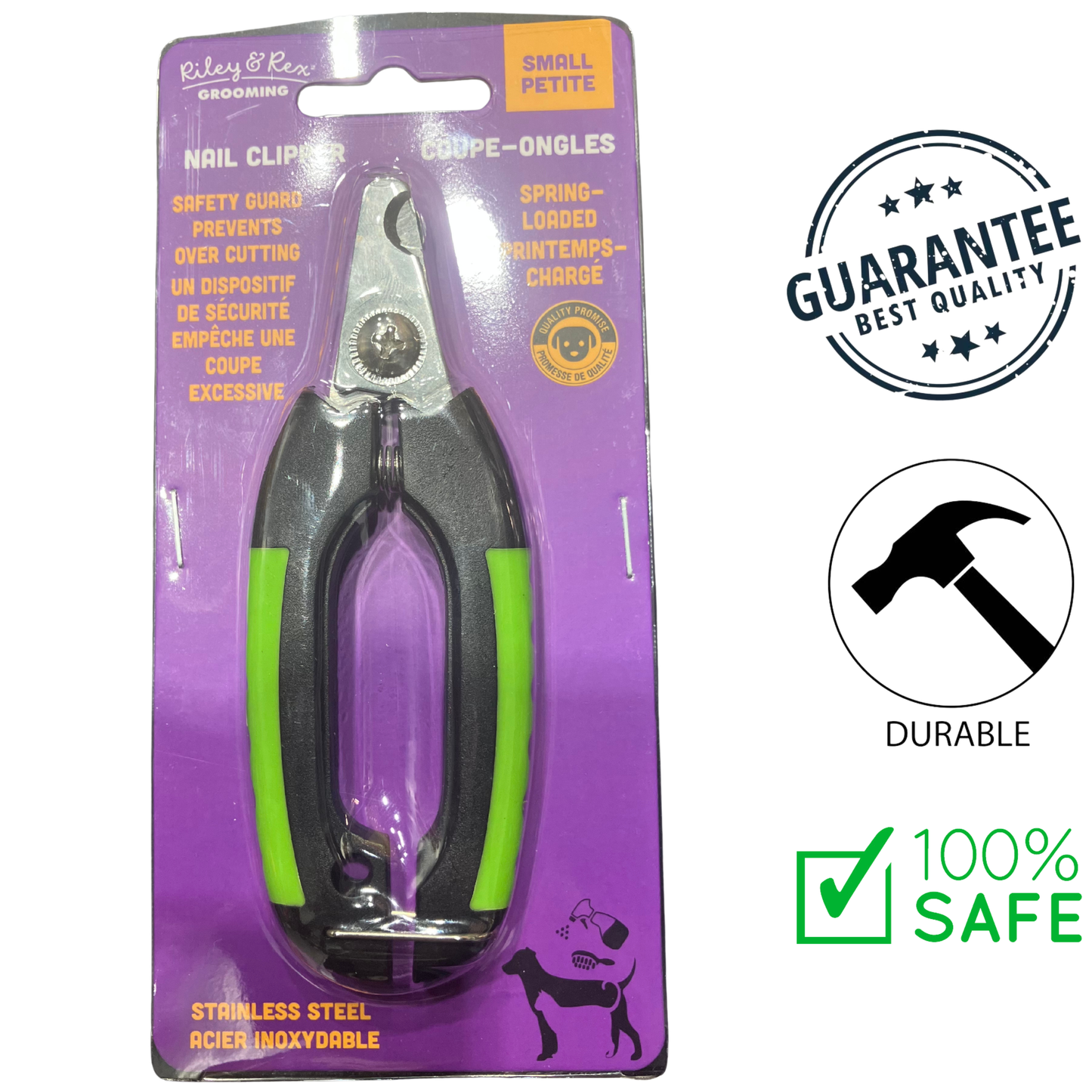 Riley & Rex - Non-Slip Handle Pet Nail Clipper