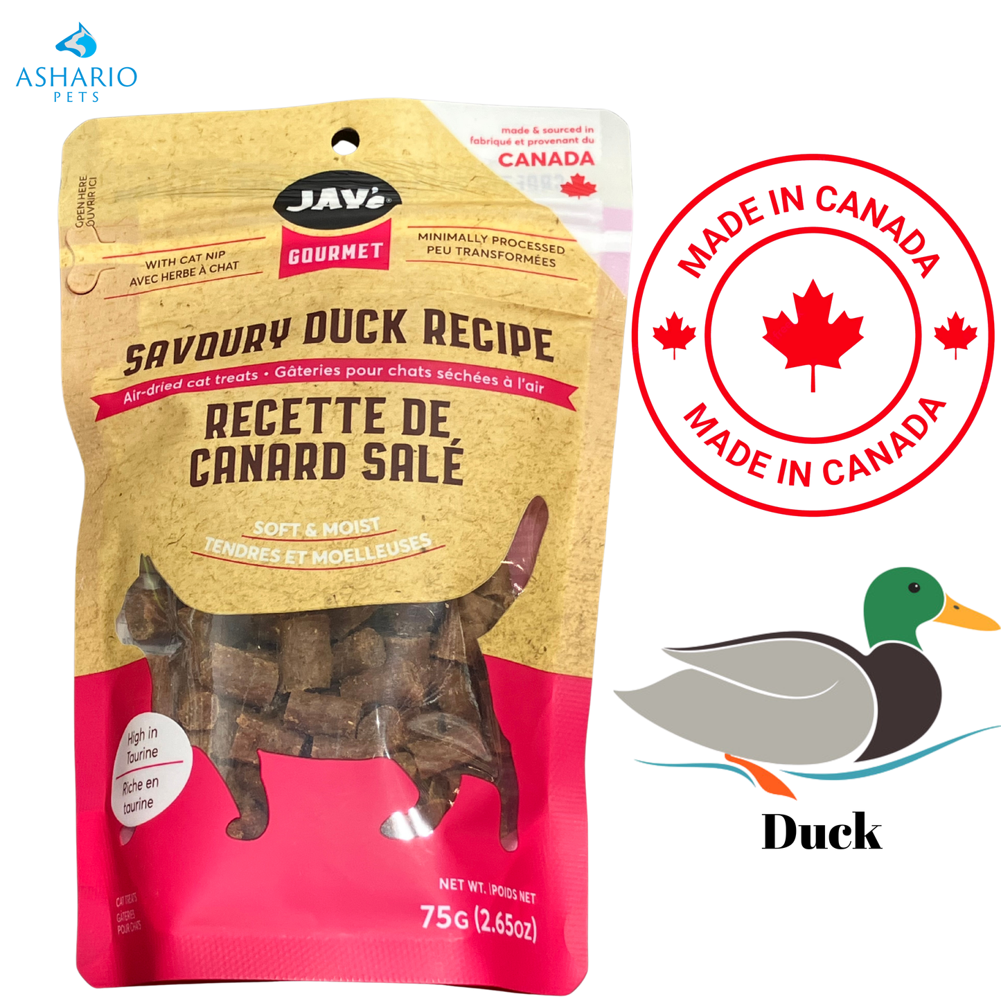 Jay's - Gourmet Duck Air Dried Cat Treats — main