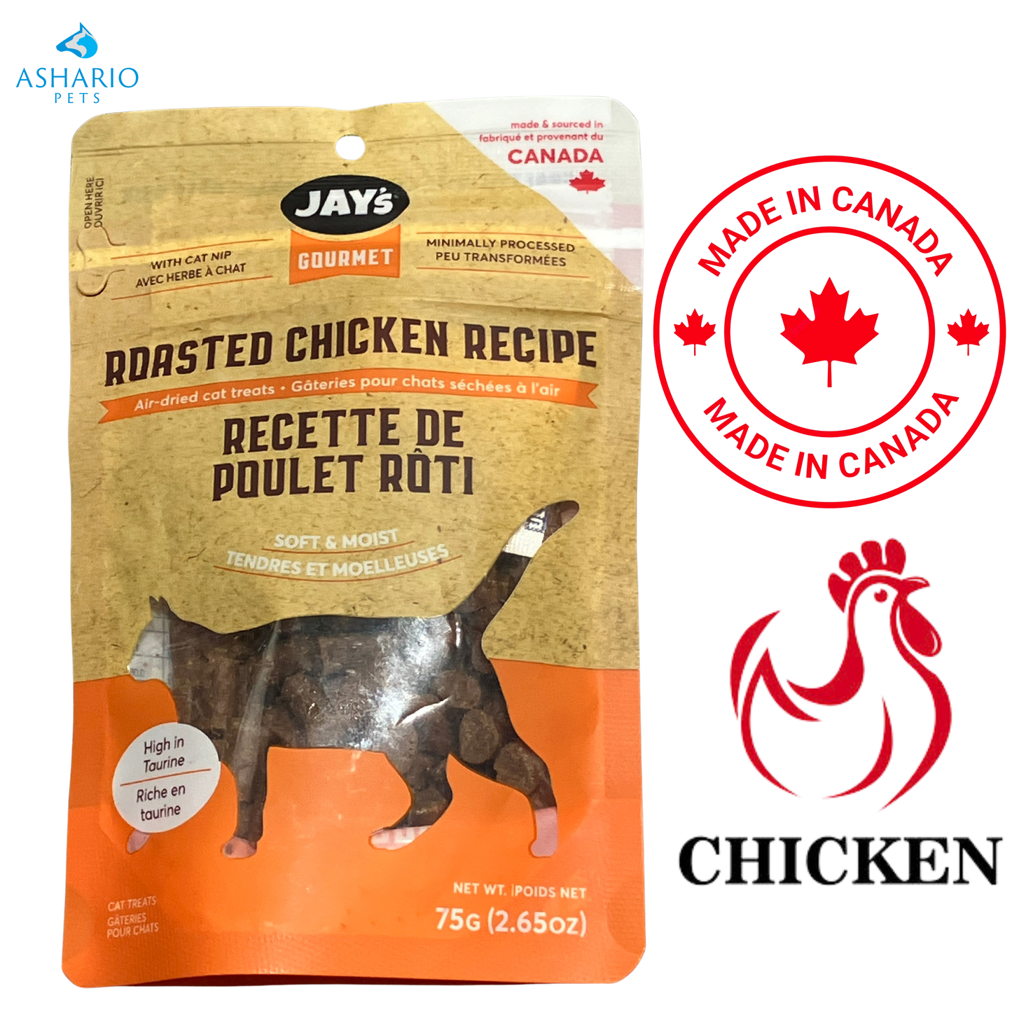 Jay's - Gourmet Chicken Air Dried Cat Treats