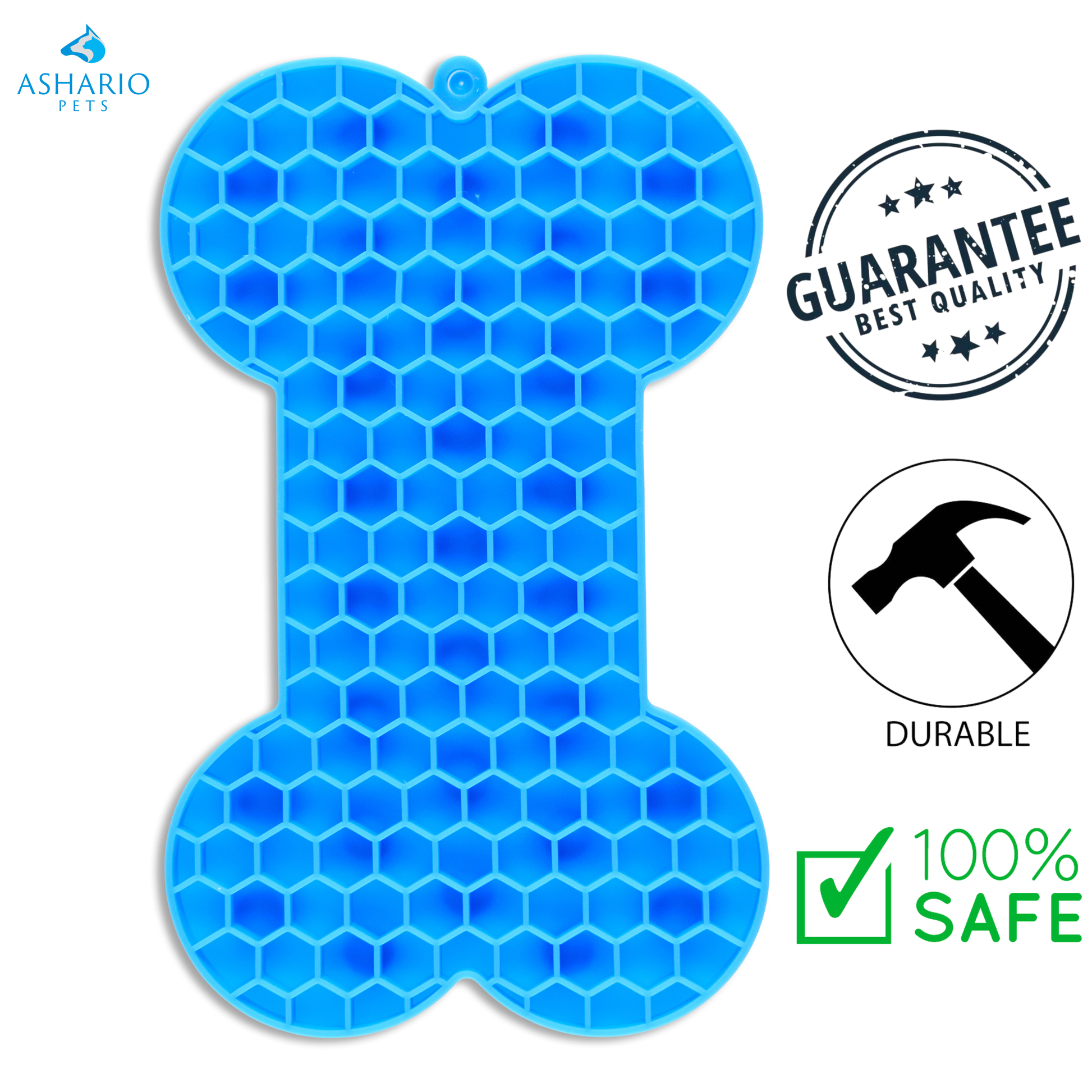Riley & Rex - Bone Shaped Slow Feeding Licking Mat - 7 In — view 2