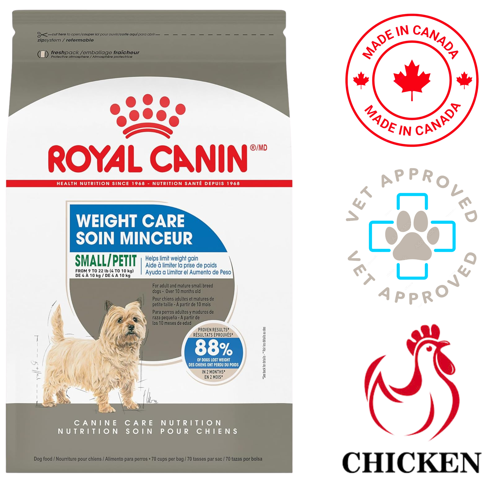 Royal Canin - Weight Care Small Breed Dry Dog Food — main