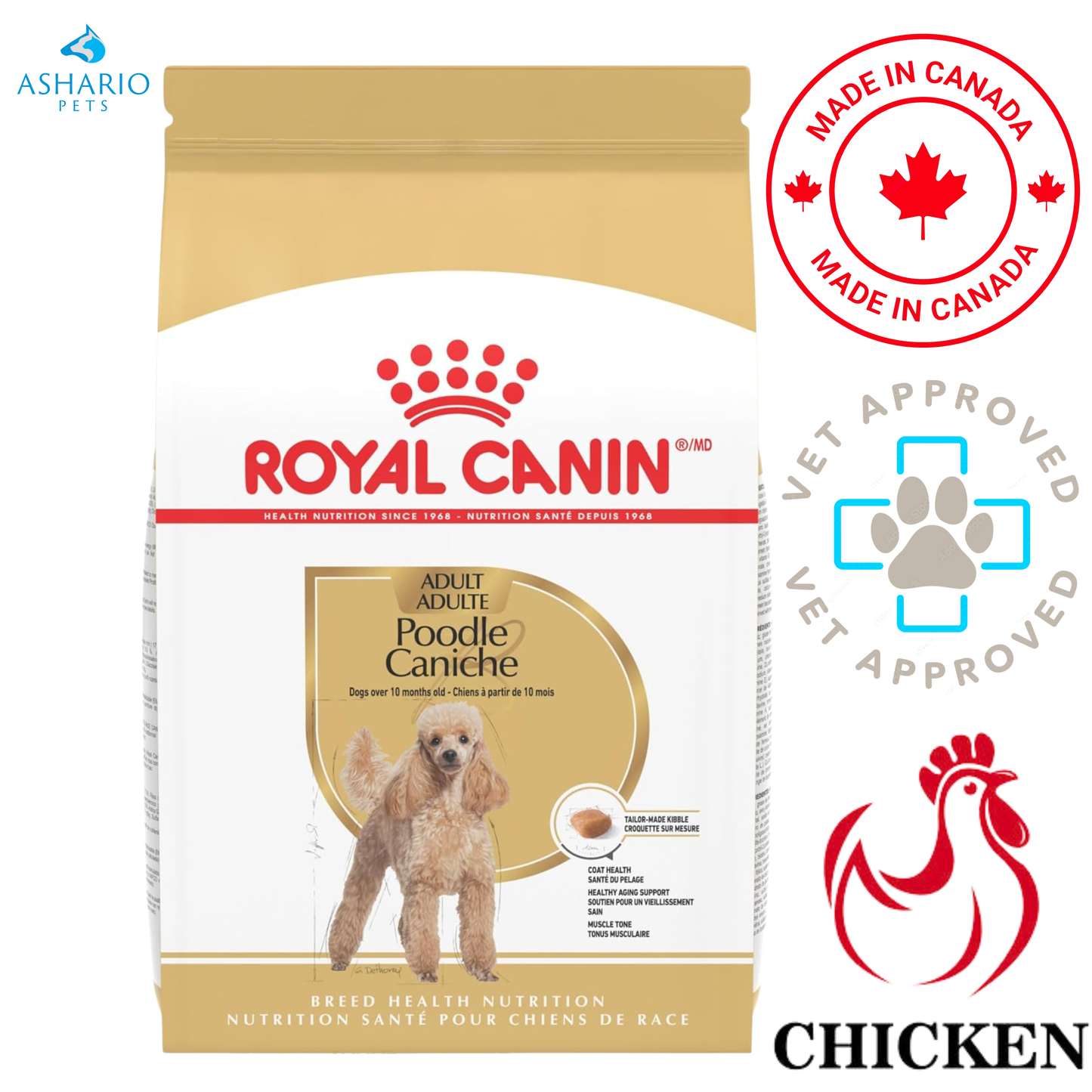 Royal Canin - Breed Health Nutrition Poodle Adult Dry Dog Food — main