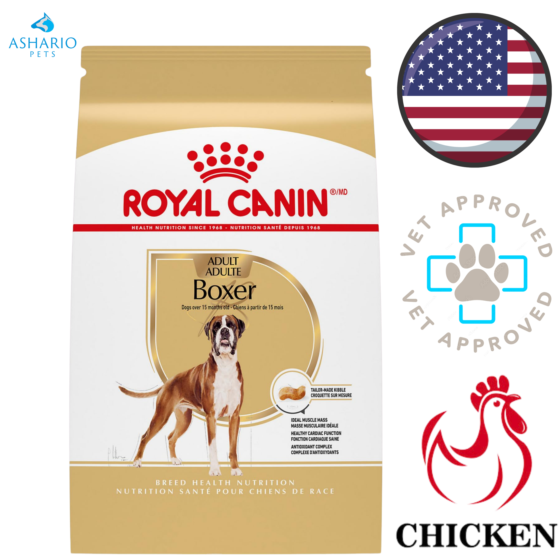 Royal Canin - Breed Health Nutrition Boxer Adult Dry Dog Food — main