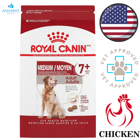 Royal Canin - Size Health Nutrition Medium Breed Adult 7+ Years Dry Dog Food