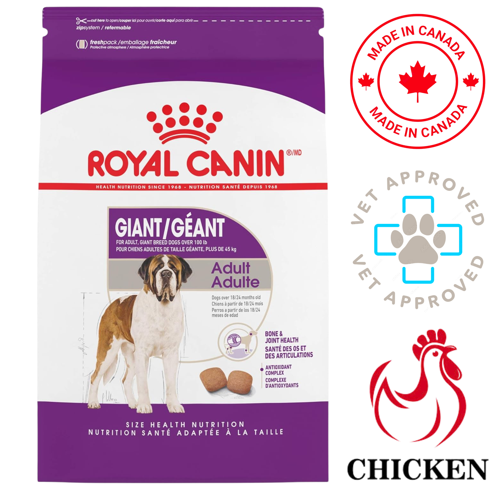 Royal Canin - Size Health Nutrition Giant Adult Dry Dog Food — main