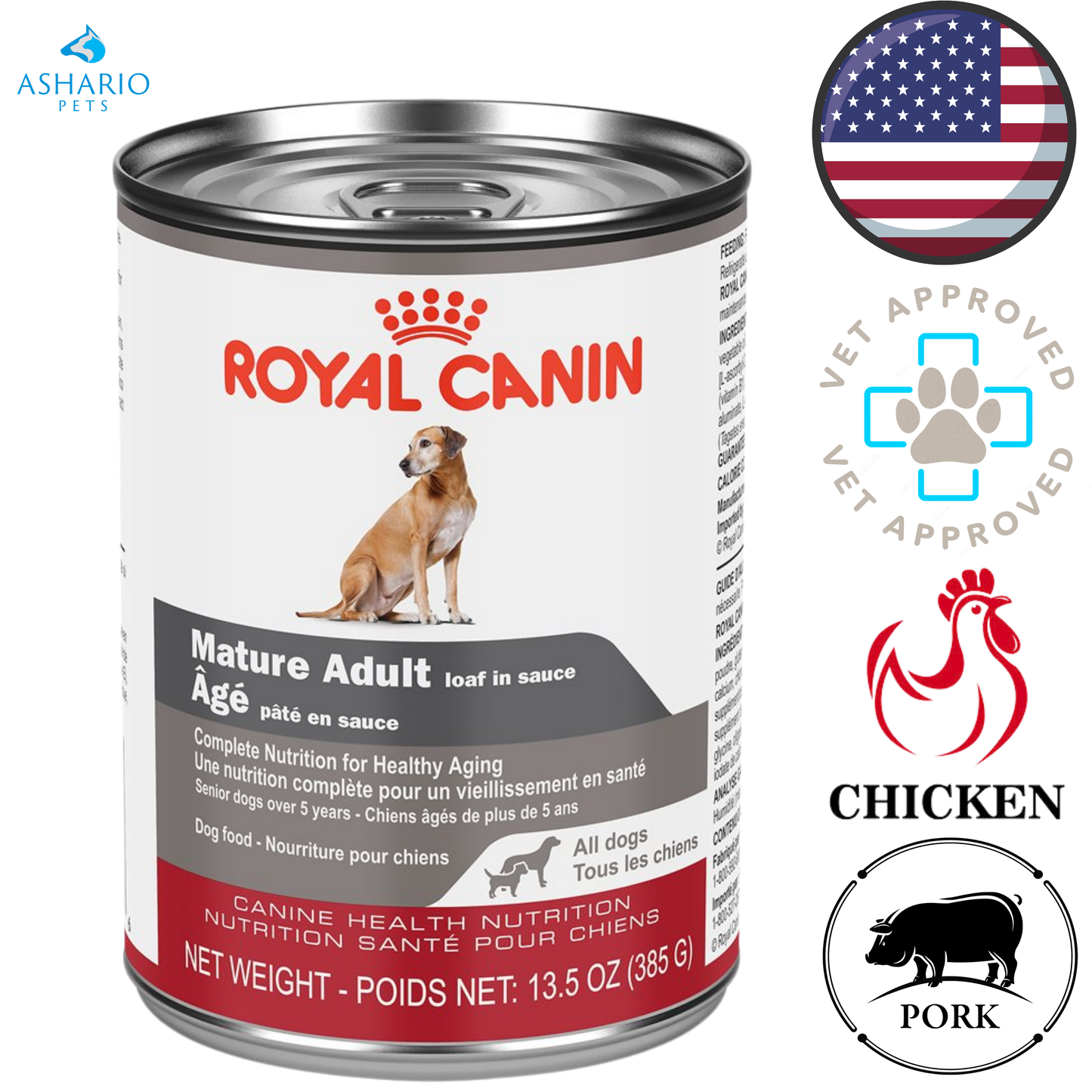 Royal Canin - Loaf In Sauce Senior Canned Dog Food — main