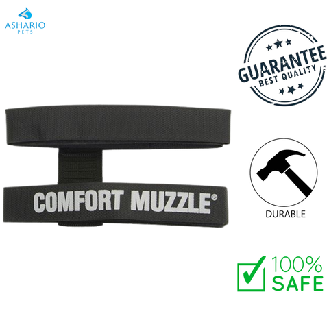 Coastal - Comfort Muzzle Adjustable Black Dog Muzzle