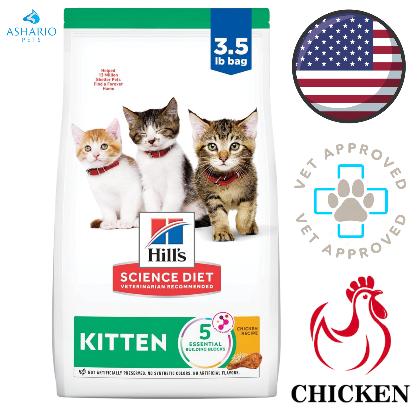 Hill's Science Diet - Chicken Kitten Dry Cat Food — main