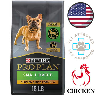 Purina - Pro Plan Small Breed Adult Shredded Blend Chicken & Rice Dry Dog Food