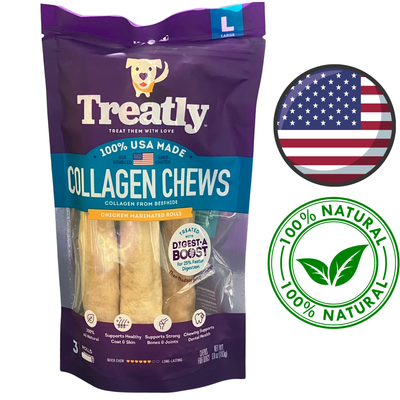 Treatly - Collagen Rolls Dog Treat