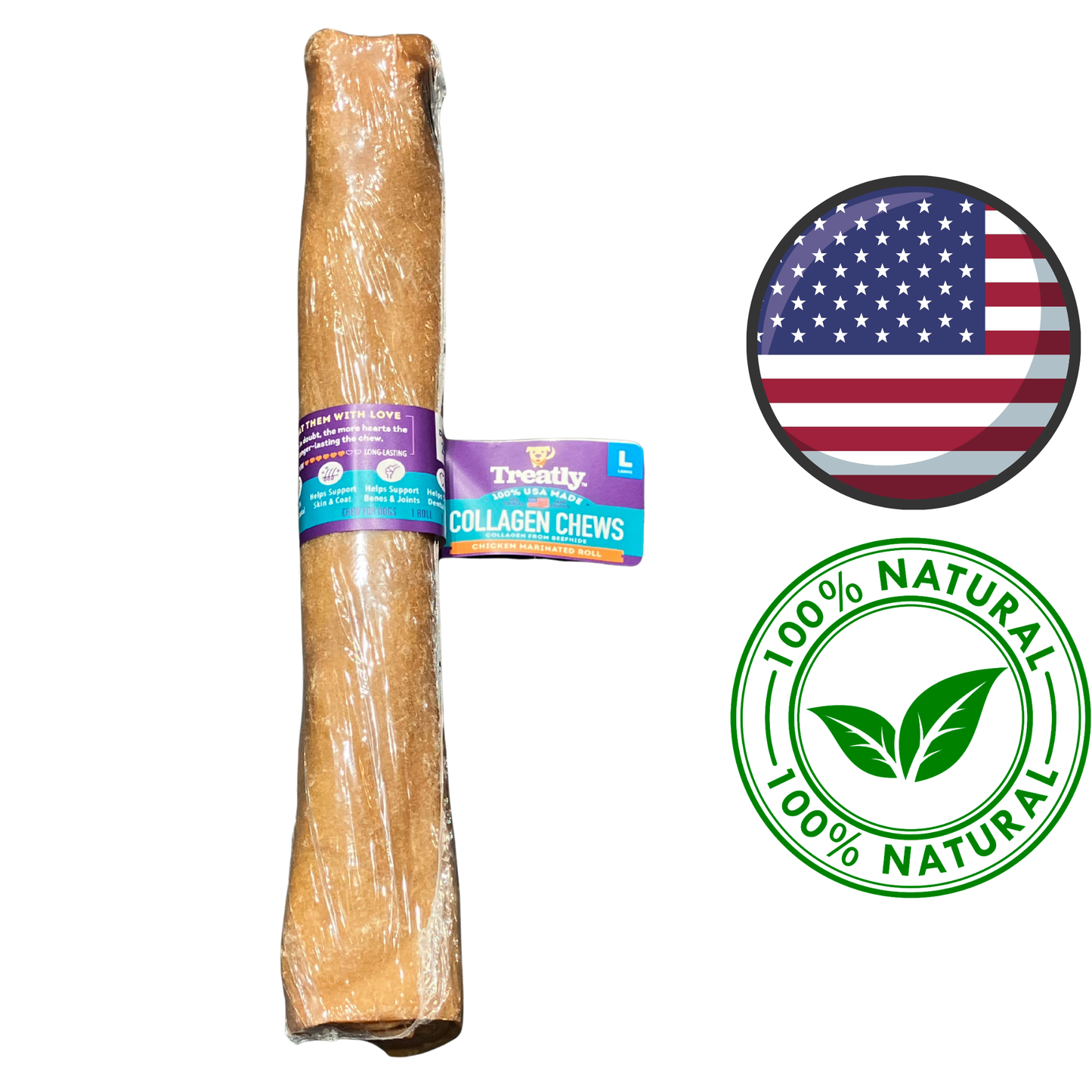 Treatly - Collagen Rolls Dog Treat