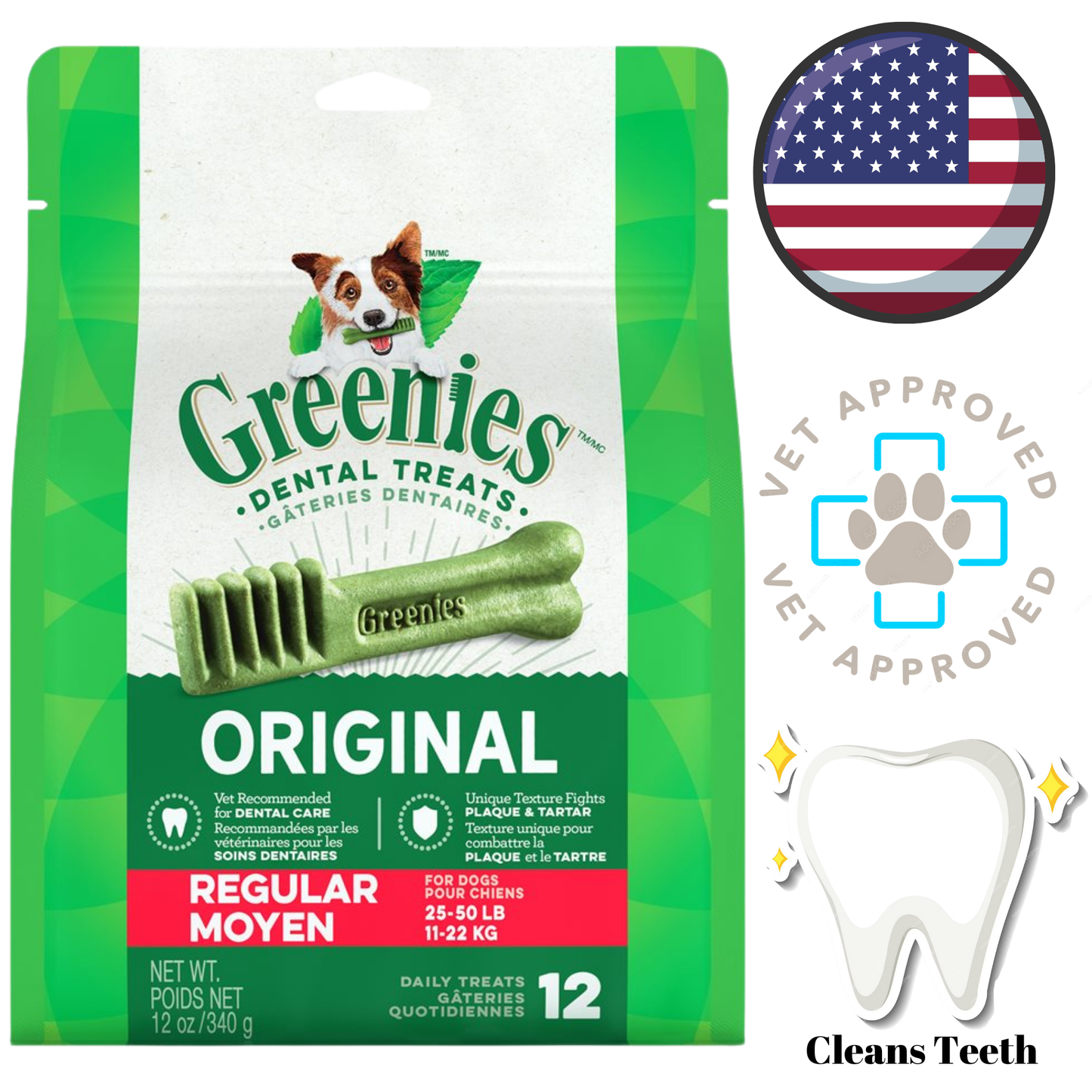 Greenies - Teenie Regular Dental Dog Treats