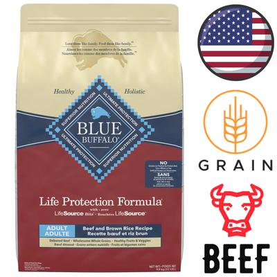 Blue Buffalo - Life Protection Beef Adult Dry Dog Food