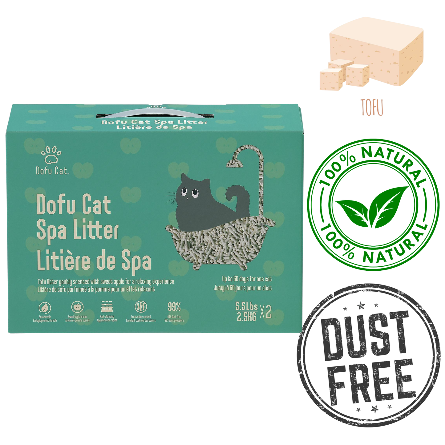 Dofu Cat - Tofu Spa Cat Litter