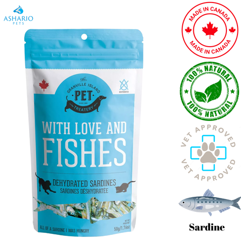 Granville Island Pet Treatery - With Love And Fishes Dehydrated Dog Treats