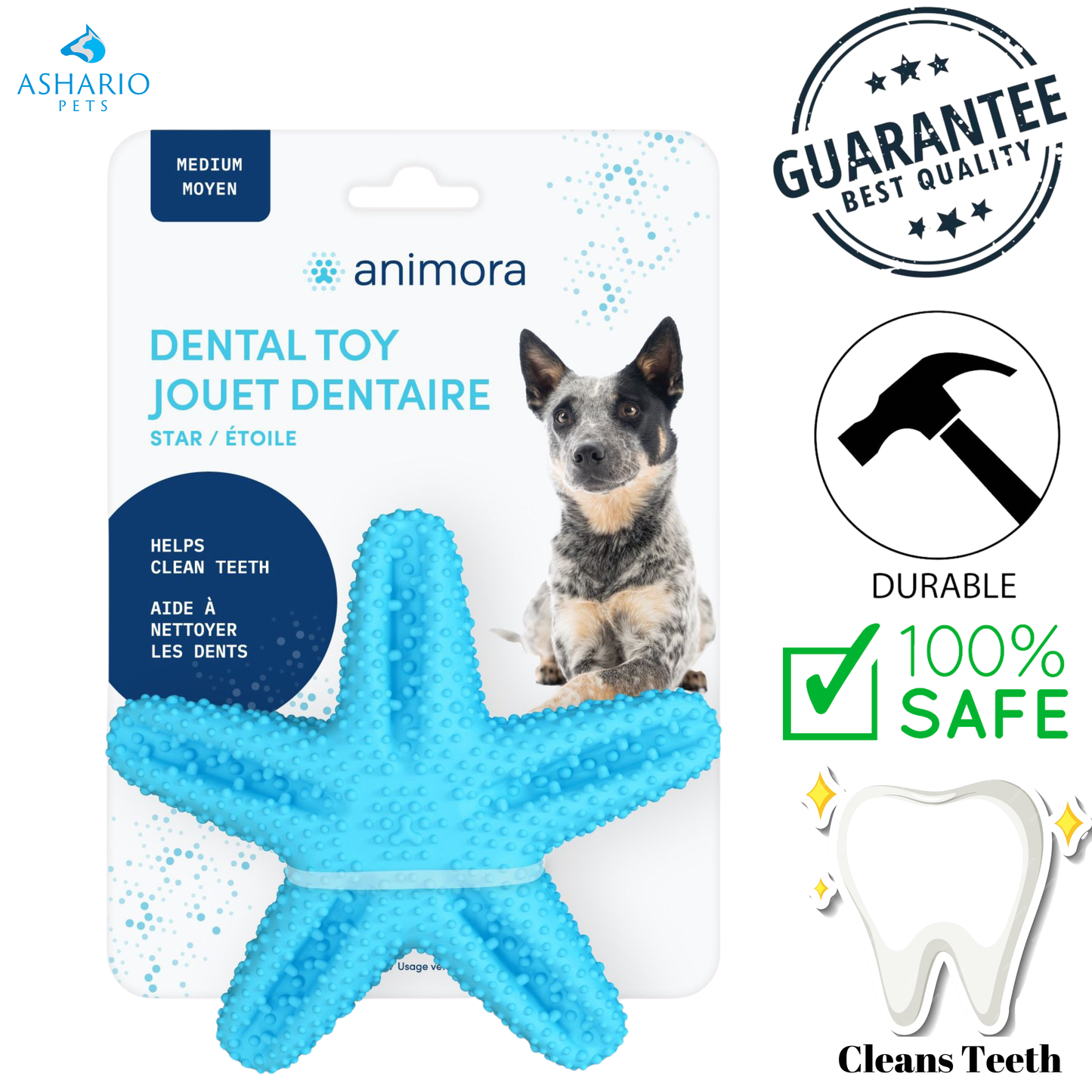 Animora - Dental Star Dog Toy