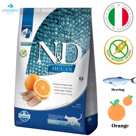 Farmina - Ocean Herring & Orange Dry Cat Food