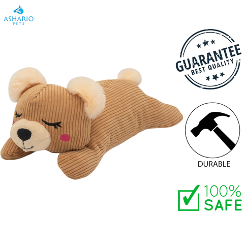 ZippyPaws - Snooziez With Shhhqueaker Dog Toy
