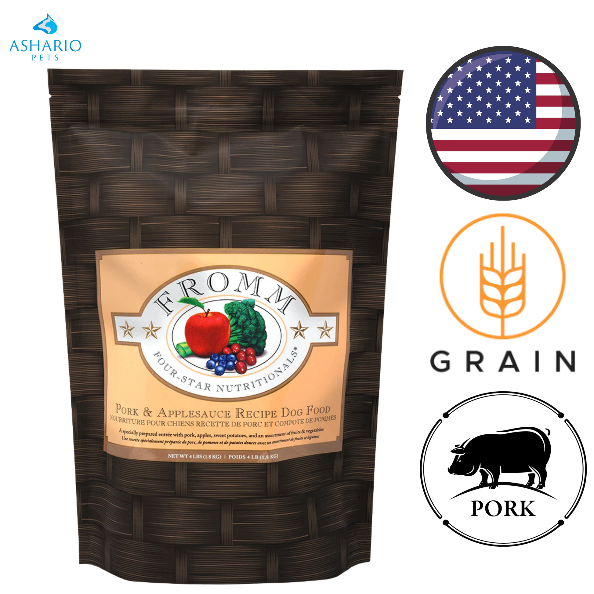 Fromm - Four Star Nutritionals Pork & Applesauce Dry Dog Food — main