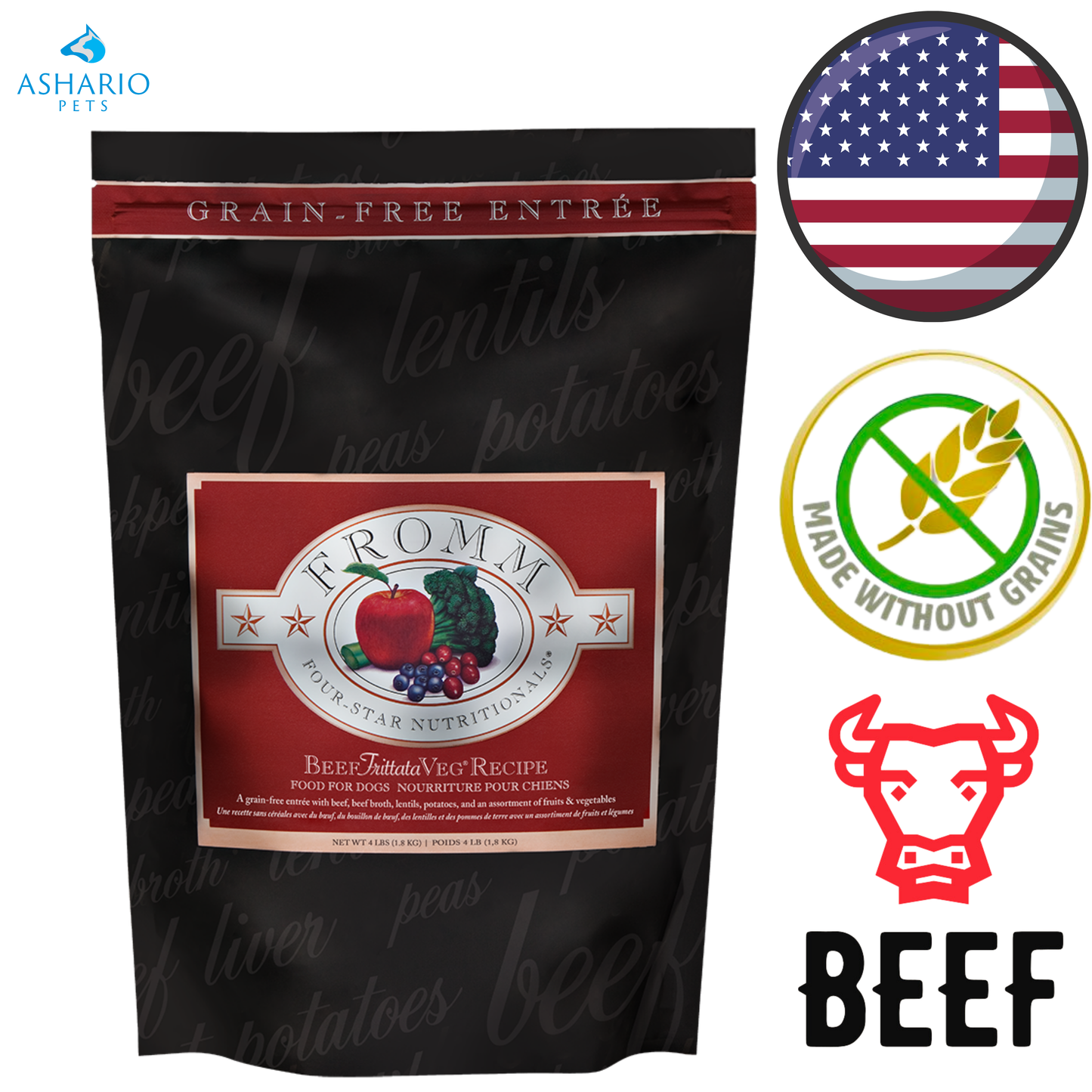 Fromm - Four Star Nutritionals Beef Frittata Veg Dry Dog Food — main