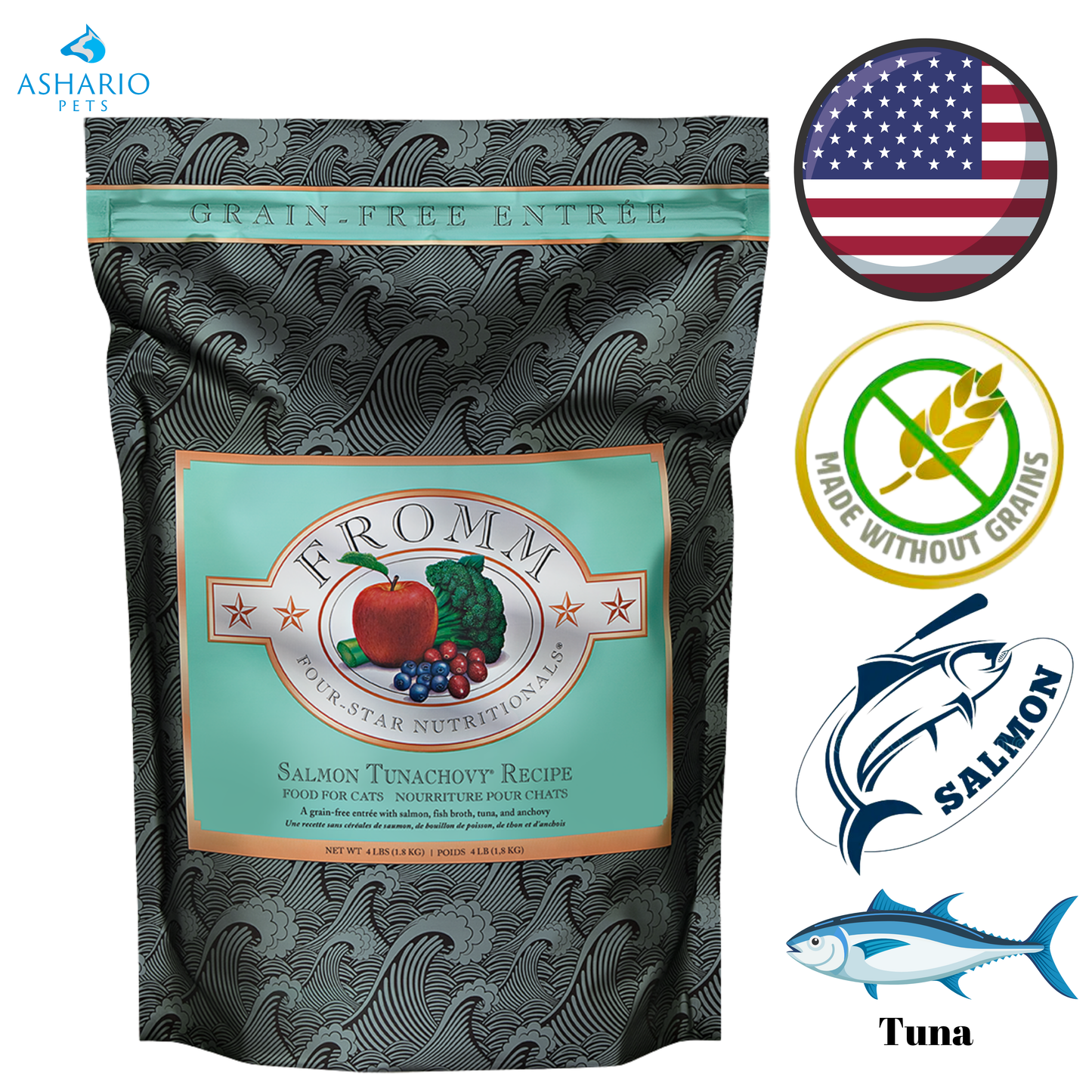 Fromm - Four Star Nutritionals Salmon Tunachovy Dry Cat Food — main