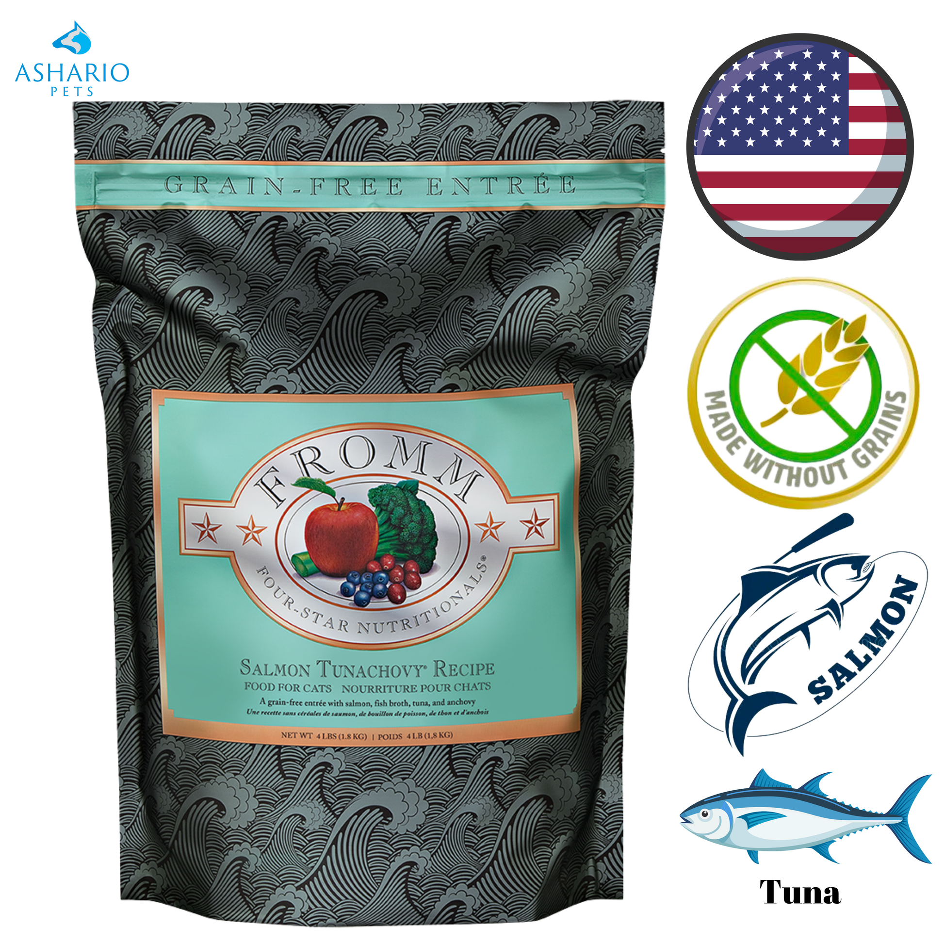 Fromm - Four Star Nutritionals Salmon Tunachovy Dry Cat Food — main