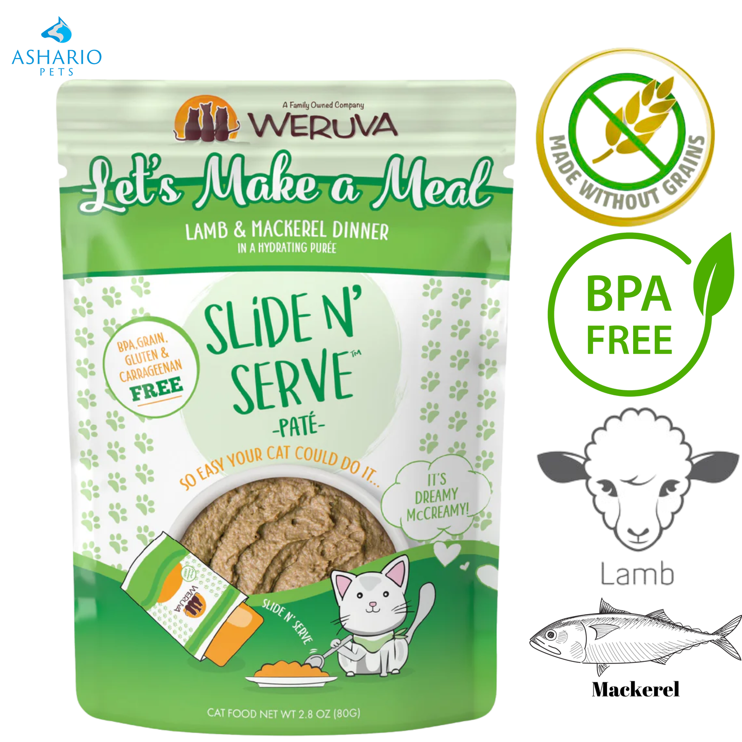 Weruva - Let's Make A Meal Wet Cat Food Pouch — main