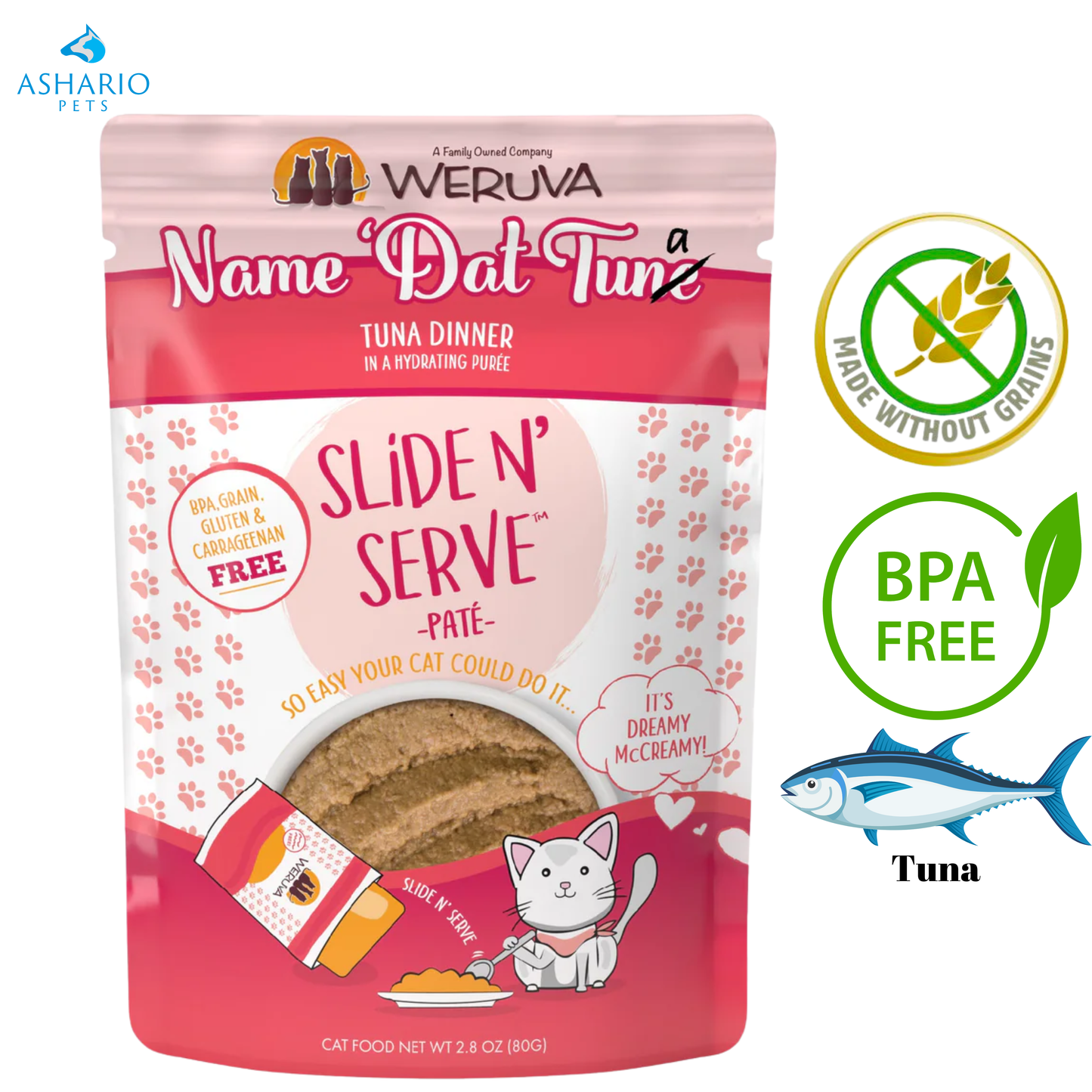 Weruva - Name 'Dat Tuna Wet Cat Food Pouch