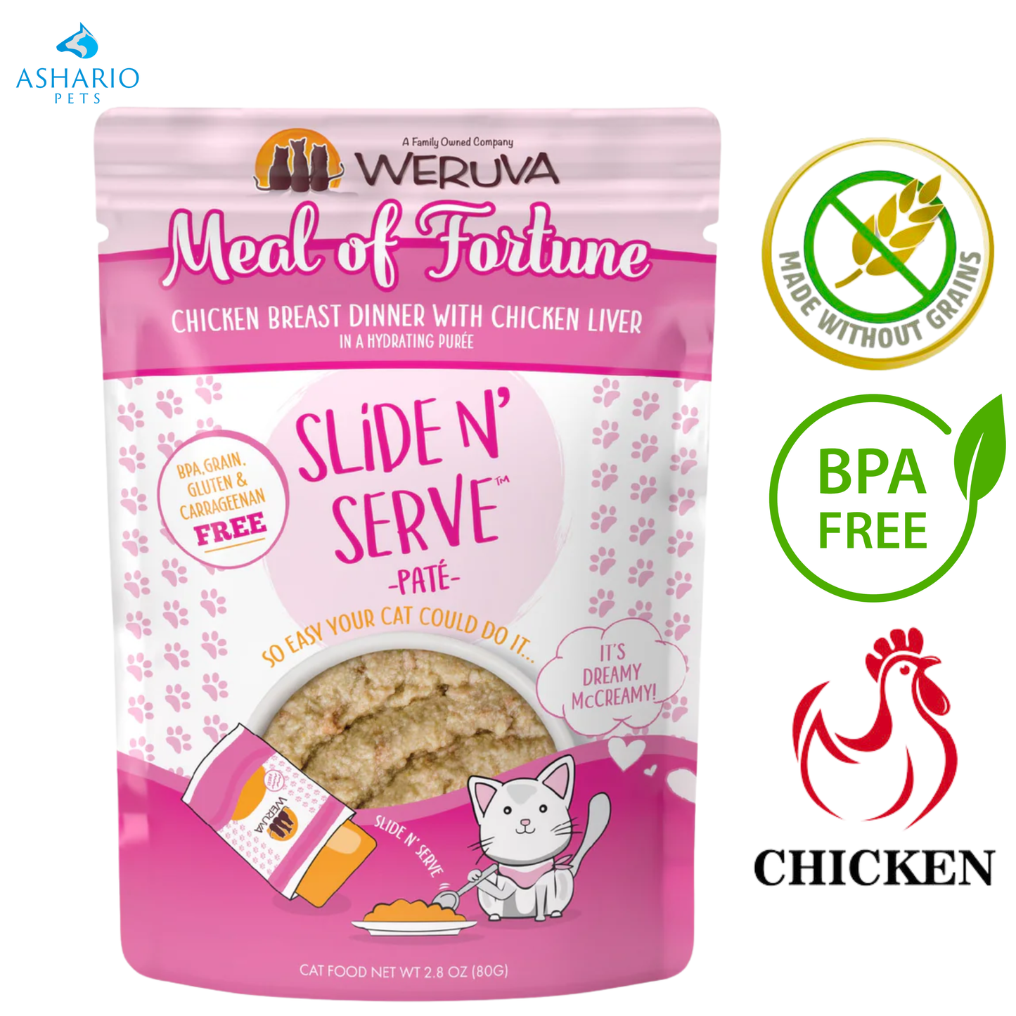 Weruva - Meal Of Fortune Wet Cat Food Pouch