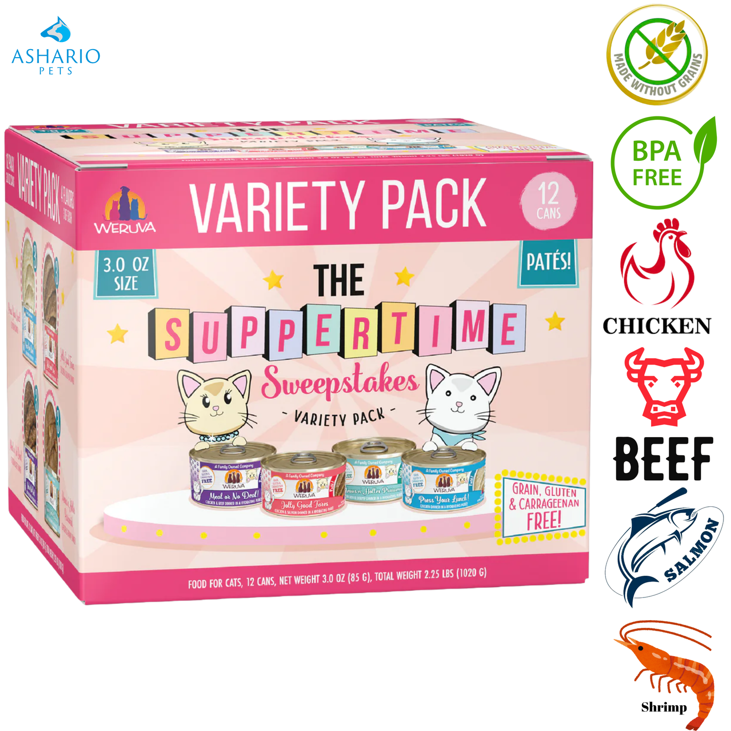 Weruva - Suppertime Sweepstakes Variety Pack Canned Cat Food