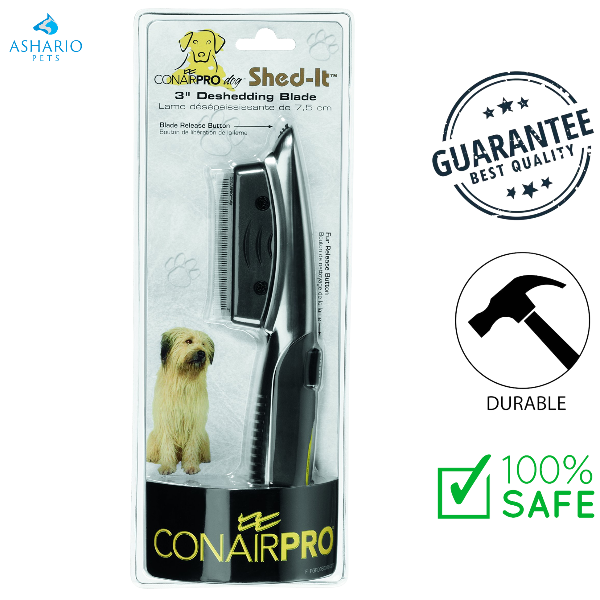 Conairpro - Dog DeShedder