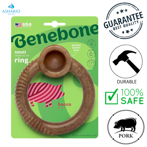 Benebone - Bacon Ring Flavoured Dog Chew Toy