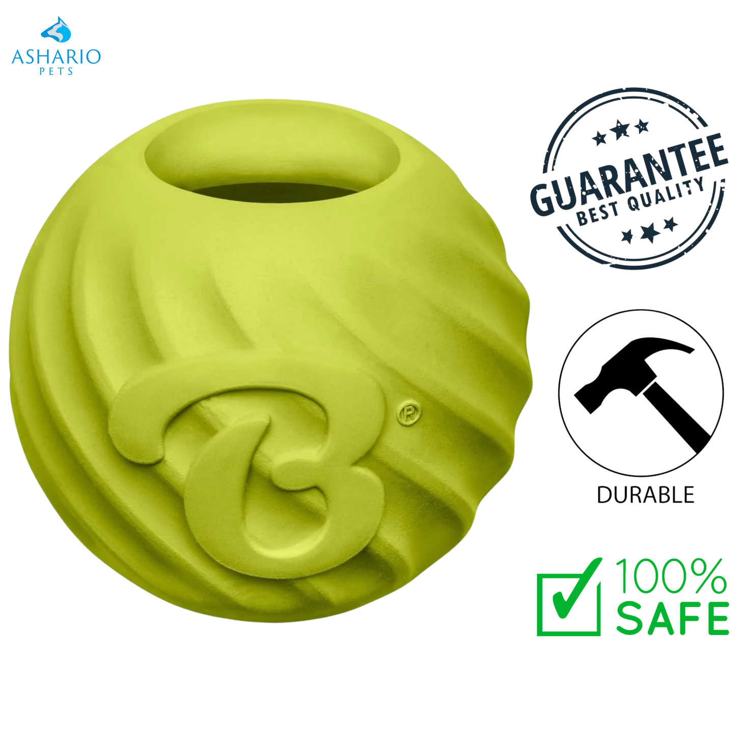 Benebone - Bounce Rubber Dog Toy
