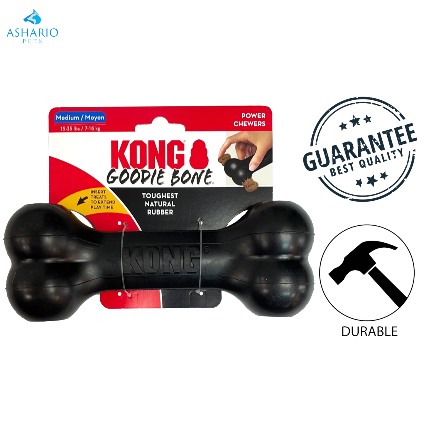 KONG - Jouet pour chien Extreme Goodie Bone